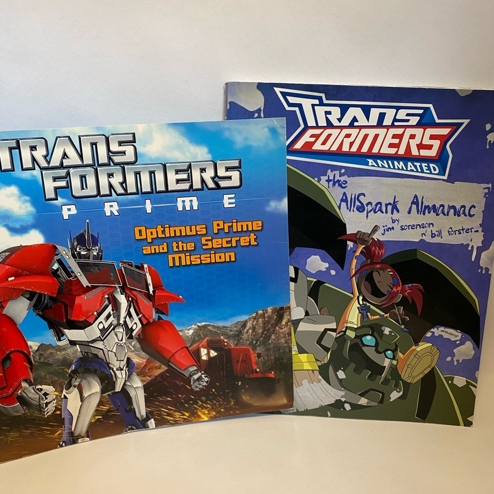 3 x Transformers Softcover Books